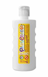 TEMPERA PLAYCOLOR LIQUID BASIC 500 ML BLANCO