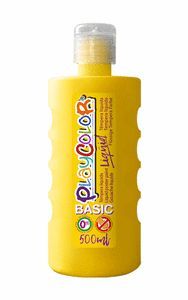 TEMPERA PLAYCOLOR LIQUID BASIC 500 ML AMARILLO