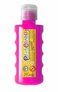 TEMPERA PLAYCOLOR LIQUID FLUO 250 ML ROSA
