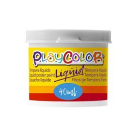 TEMPERA PLAYCOLOR LIQUID 40 ML MONOCOLOR BLANCO 6