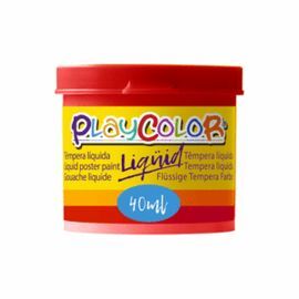 TEMPERA PLAYCOLOR LIQUID 40 ML ROJO