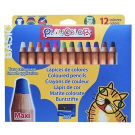 LAPIZ PLAYCOLOR MAXI BASIC 12 COLORES