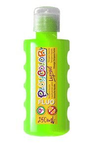 TEMPERA PLAYCOLOR LIQUID FLUO 250 ML VERDE