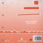 RECAMBIO 80 HOJAS CUARTO 46 4-T