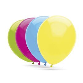 SET 6 BOLSAS 50 GLOBOS 20CM LISOS SURTIDOS