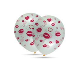 GLOBOS TRANSPARENTE 30 CM Ø BOLSA-SOLAPA 10 UNIDAD