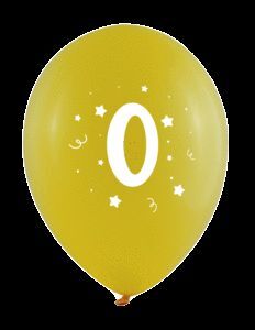 GLOBOS 30 CM Ø BOLSA-SOLAPA 10 UNIDADES SURTIDO NU