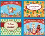 BILLETERO NAVIDAD PLATA CON CIERRE