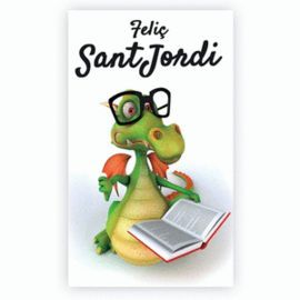 ROLLO 250 ETIQUETAS SANT JORDI CATALAN 81