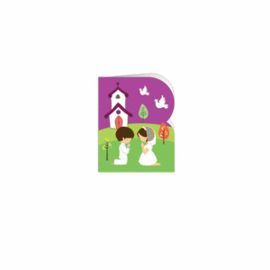 ETIQUETA COMUNION TROQUELADA 90 UNID 9