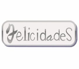 ETIQUETAS BLANCAS FELICIDADES ROLLO 250 UNIDADES