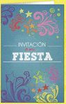 INVITACION FIESTA CUMPLEAÑOS ESTRELLAS BLISTER 8 U