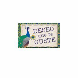 ETIQUETAS PAVO REAL DESEO GUSTE 250 UNIDADES