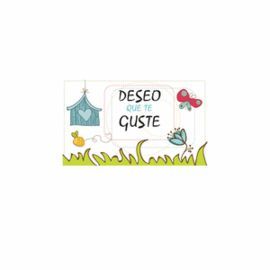 ETIQUETAS DESEO GUSTE 250 UNIDADES