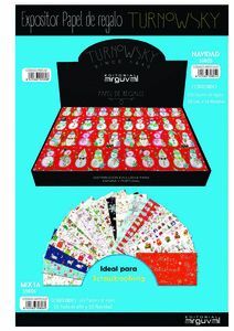 EXPOSITOR 100 PAPELES NAVIDAD TURNOWSKY