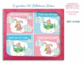 EXPOSITOR 96 BILLETEROS BEBE 2 MODELOS