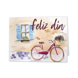 TARJETA MINI CARD BICICLETA FELIZ DIA
