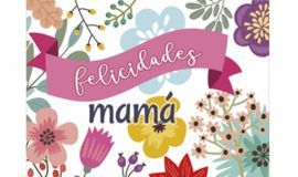 MINI CARD FLORAL FELICIDADES MAMA