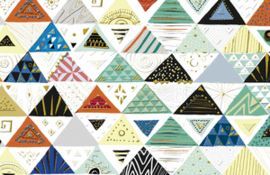 PAPEL REGALO TURNOWSKY TRIANGULOS 10 UNIDADES