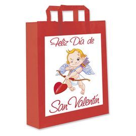 PAQUETE 12 BOLSAS PAPEL 37X32X12 GRANDES ROJAS SAN