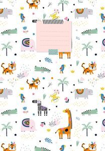 CUADERNO A6 ZOO 64 HOJAS LISAS