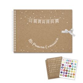 LIBRO COMUNION NATURA BANDERITAS