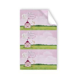 BLISTER 9 STICKERS COMUNION IGLESIA ROSA
