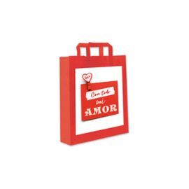 BOLSA PEQUEÑA ROJA CON TODO MI AMOR