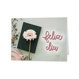 EXPOSITOR 25 TARJETAS MINI CARD GERBERA FELIZ DIA