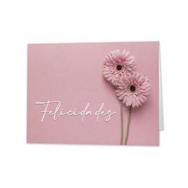 EXPOSITOR 25 TARJETAS MINI CARD ROSA FELICIDADES 6