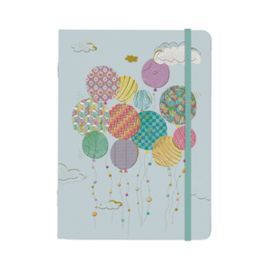 CUADERNO A5 CON GOMA GLOBOS TURNOWSKY 64 HOJAS LIS