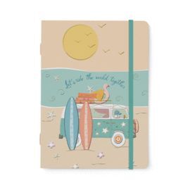 CUADERNO A6 CON GOMA FURGONETA TURNOWSKY 64 HOJAS