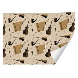 EXPOSITOR 25 ROLLO PAPEL REGALO KRAFT INSTRUMENTOS