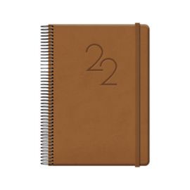 AGENDA ANUAL 2022 CABANA DIA PAGINA ESPIRAL 15X21