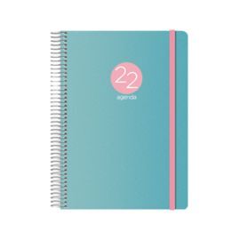 AGENDA ANUAL 2022 MEMPHIS PAGINA ESPIRAL 15X21 VER