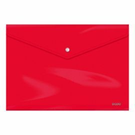 SOBRE BROCHE POLIPROPILENO ROJO