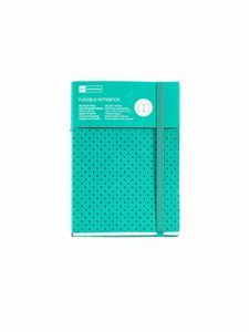 CUADERNO SIMIL PIEL GOMA 96 HOJAS LISAS 100G NORDI
