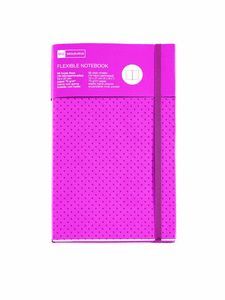 CUADERNO SIMIL PIEL GOMA 96 HOJAS LISAS 100G NORDI