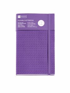 CUADERNO SIMIL PIEL GOMA 96 HOJAS LISAS 100G NORDI