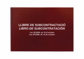LIBRO SUBCONTRATACION A4 APAISADO 20H CAT-VAL/CAST