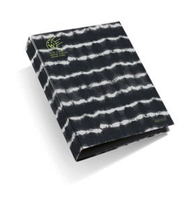 CARPETA 4 ANILLAS A4 40MM BLACK TIE DYE