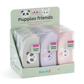 EXPOSITOR 12 PORTATODOS PUPPIES FRIENDS SURTIDO