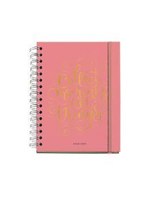 AGENDA FORRADA S/V HAPPY LETTERS CATALAN