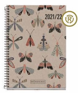 AGENDA ESCOLAR RECICLADO ECO BUTTERFLY 11,7X17,4CM