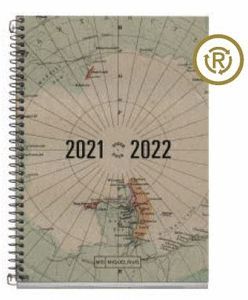 AGENDA ESCOLAR RECICLADO ECO WORLDMAP11,7X17,4CM S