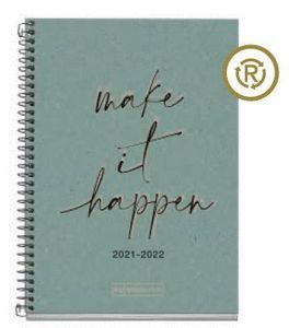 AGENDA ESCOLAR RECICLADO ECO WRITE AZUL 11,7X17,4C