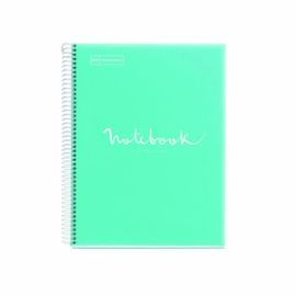 CUADERNO TAPA EXTRADURA EMOTIONS A4 AZUL CIELO