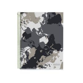 NOTEBOOK 4 A5 HORIZONTAL MAPAMUNDI