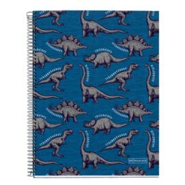 CUADERNO ANILLAS A4 140H CUADROS 5X5 70G WILD DINO