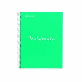 CUADERNO TAPA EXTRADURA EMOTIONS A4 TURQUESA
